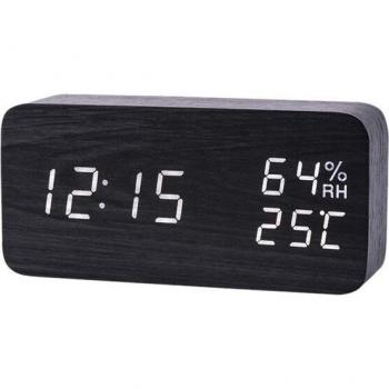 USB Powered Wooden Alarm Clock