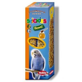 Nobby Stickies Knabberstangen für Sittiche Honig 8 x 30 g