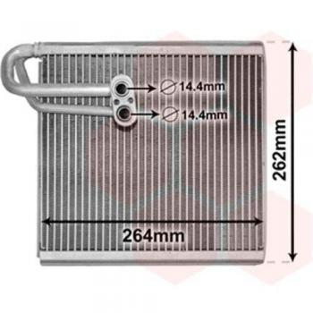 Évaporateur 8200V371 Van Wezel pour Hyundai I40