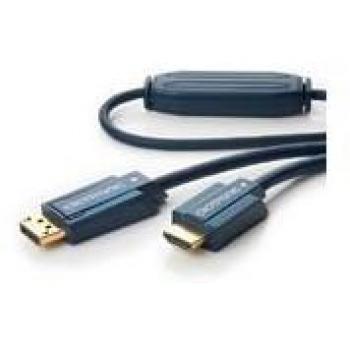 MicroConnect 2-meter DisplayPort to HDMI Adapter Video Cable (DisplayPort Male, HDMI Male, Red)