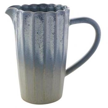 Hestia Stoneware Mid-Blue Jug (Unisex)