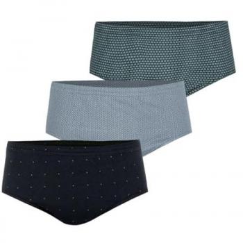 Pack 3 Slips Taille Haute Couleurs Vives