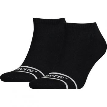 Chaussettes courtes Levi's noir et blanc (2 paires)