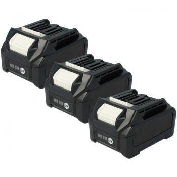 Kit batterie Makita (GA026G‑GA011G) – 3 unités, 40 V, 3000 mAh