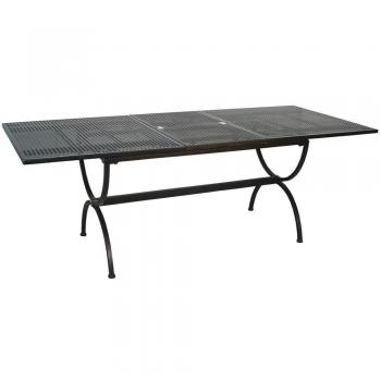 Ausziehbarer Esstisch Romeo (MBM 156141) – 165/215 x 100 x 73 cm – maronene Platte