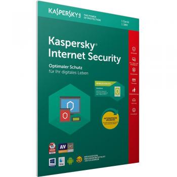 Kaspersky Internet Security 2018 Standard – 1‑Gerät Lizenz, 1 Jahr, Windows/Mac/Android + Mobile Security