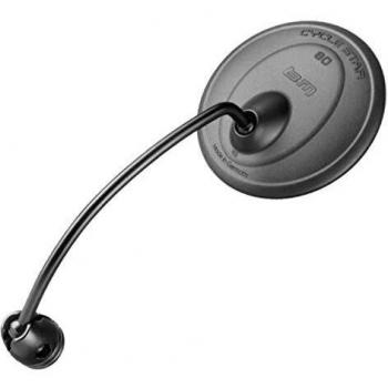 Busch and Muller 80mm Long Curved Stem Mirror