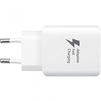 Adaptateur secteur blanc Samsung EP-TA300CWEG avec câble USB type C