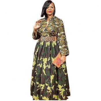 Maxi vestido africano S-5XL