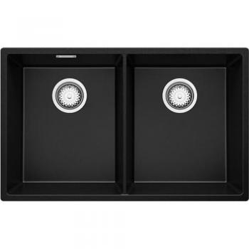 Evier Granit 2 Bacs – Kit Vidage London Twin (Primagran) – 76×47 cm