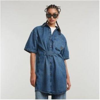 Vestito Midi A Maniche Lunghe G-star Faded Everglade M