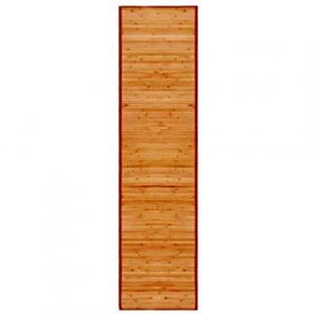 Rug Bamboo 80x300 cm Brown Vidaxl