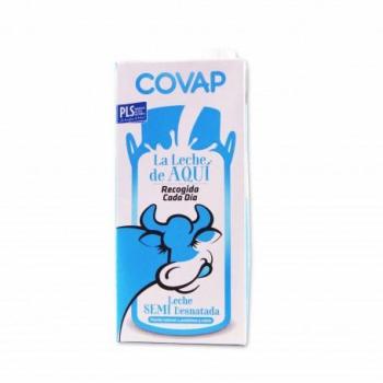 Leche Semi Desnatada Covap Brik 1L