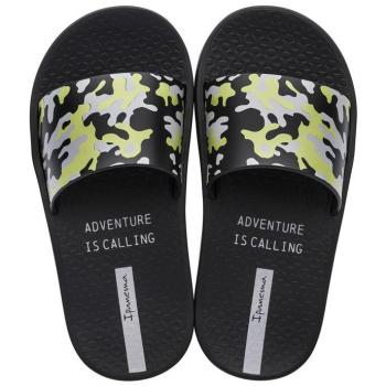 Ipanema Boys Black Urban IV Slide Shoes