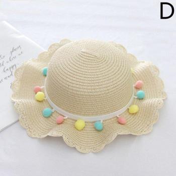 Chapeau anti-UV fait main pour bébé fille
