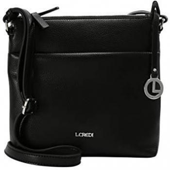 Eda L.Credi 23cm Black Handbag