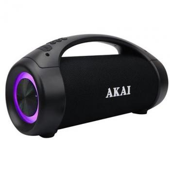 Akai ABTS-55 mobiler Bluetooth Lautsprecher, schwarz, 3.80 h