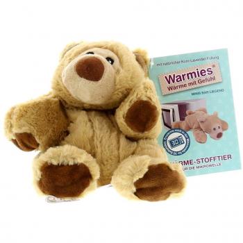 Warmies® MINIS Bär liegend: Stofftier mit Lavendel-Füllung