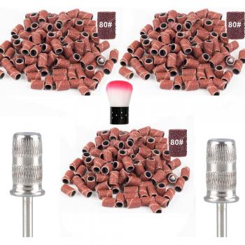 300pcs Nail Drill Sanding Bands