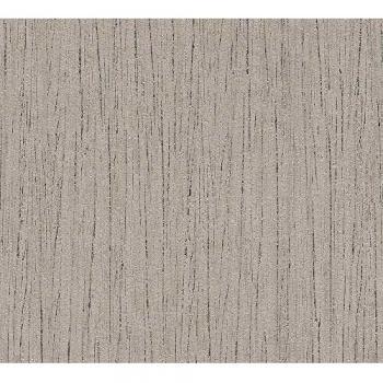 Papier peint intissé rayé pailleté Beige/gris 10,05 m x 0,53 m
