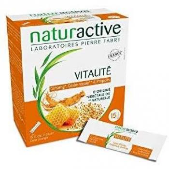 Sticks Fluides Naturactive Vitalité Goût Orange 15 unités