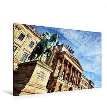 Leinwanddruck „Braunschweiger Schloss“ – 120 × 80 cm, CALVENDO Premium