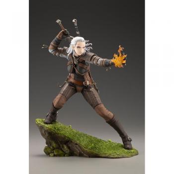 Estatua PVC Geralt de Rivia 23 cm