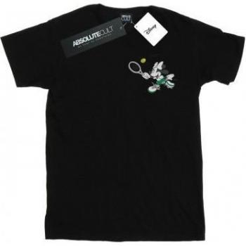 Disney Herren T-Shirt Minnie Maus Tennis Design M Weiß