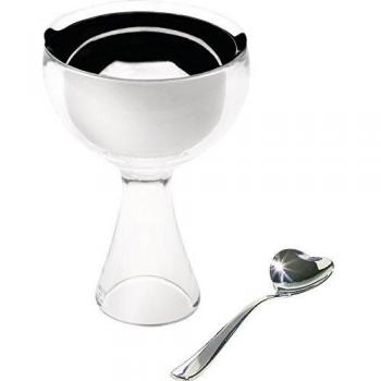 Alessi Big Love Ice Bowl and Serving Spoon