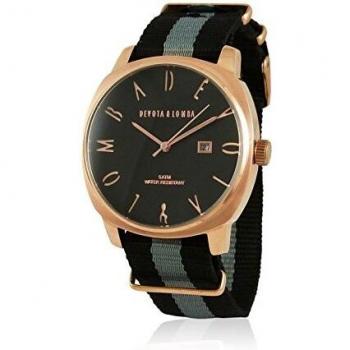Reloj Hombre Devota & Lomba DL008MSPBK-GR-03BLACK (Ø 42 mm)