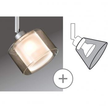 Clear Glass U-Rail Shade by Paulmann