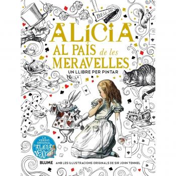 Alícia al país de les meravelles: Un llibre per pintar (Tapa blanda).