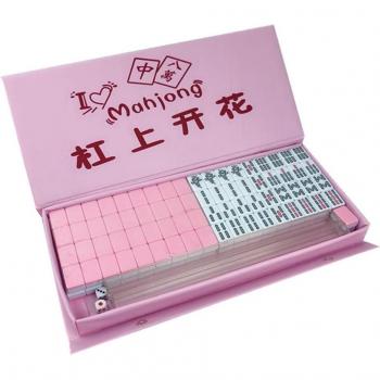 Mahjong de Table Compact en Bois