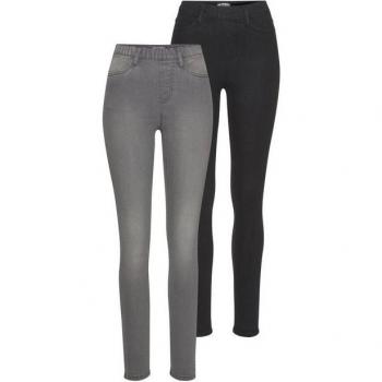 Flashlights Jeansjeggings – Damen‑Pack, 34 N-Gr, eng, Rüstenjeans, High Rise