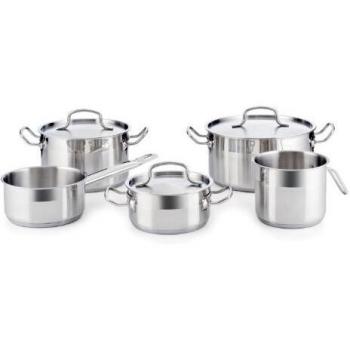 Quid Azzero Batería Acero Inoxidable 5 Piezas