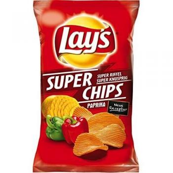 Lays Paprika Superchips (Original) – 8 Stück à 175 g