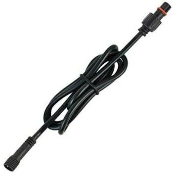 Cable de extensión IP67 2 Pinx0,5mm 100cm negro