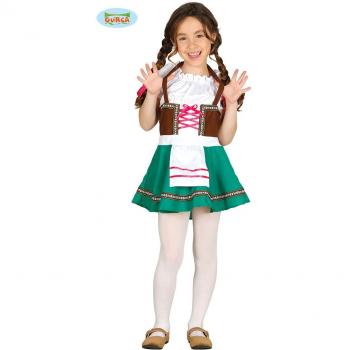 Tenue Tyrolienne Bettina Noir – Enfant 10 ans