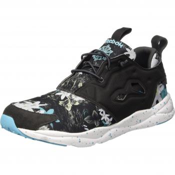 Reebok Furylite NP, Sneakers Uomo, Multicolore (Coal/White/Neon Blue), 42.5 EU