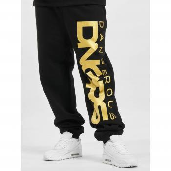 Dangerous DNGRS Men's Classic Black-Gold Jogging Trousers