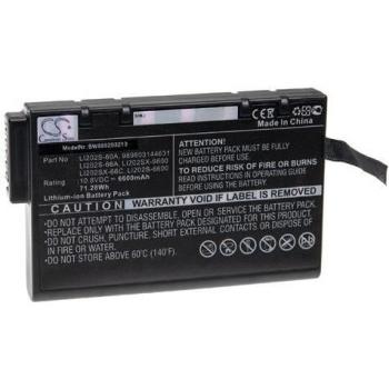 Bateria Recargable VHBW LI202S-66A 10,8 V 6600 mAh – Reemplazo Philips 989803170371