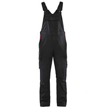 Salopette Professionale 2644 Nero/Rosso 44C