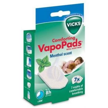 Vicks MENTHOL VapoPads – 7 x Scented Pads for Cold & Congestion – VH7