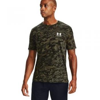 Tee‑shirt masculin Under Armour ABC Camo avec ventilation verte