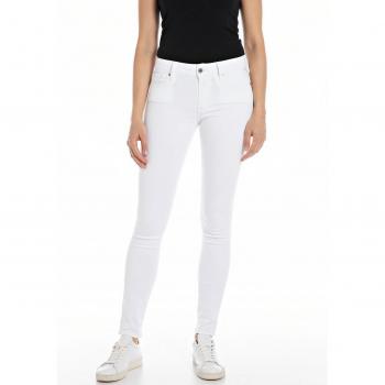 Jeans blancos Replay New Luz para mujer