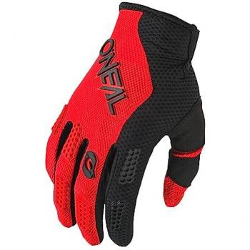 Gants de motocross O'Neal Element Racewear Noir Rouge taille : S