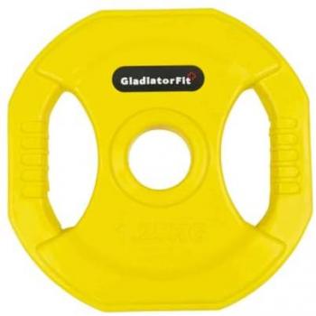 GladiatorFit Bomba de Discos de Goma Ø 31 mm 1.25 kg