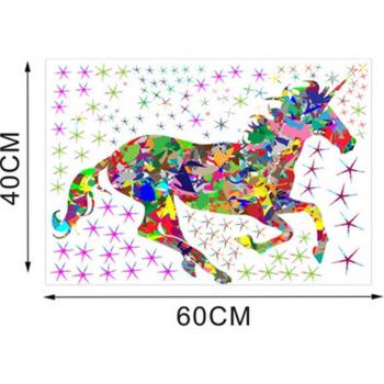 Outer Space Unicorn Wall Art for Nursery