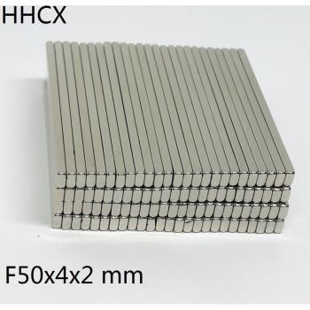 Neodym Magnet 50 x 4 x 2 mm N35 für verschiedene Anwendungen