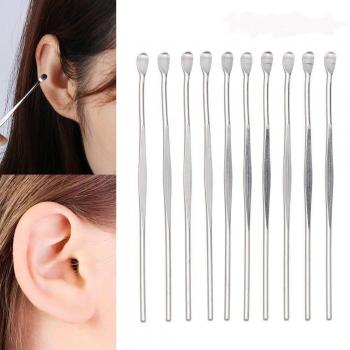 5/10/15/20PCS Ear Wax Remover Stainless Steel Tools